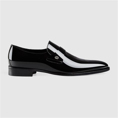 gucci mens patent leather shoes copy|patent leather gucci loafer.